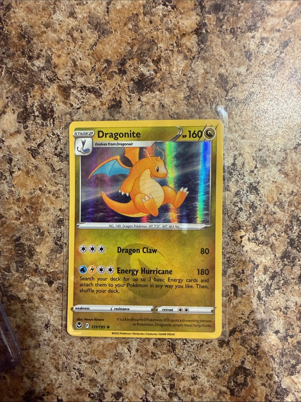 Dragonite Holographic GameStop Exclusive Pokémon Card